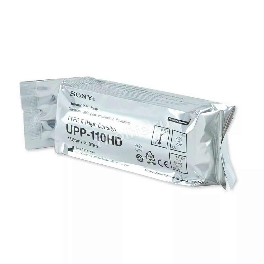 Бумага для УЗИ UPP-110HD SONY 110мм x 20м