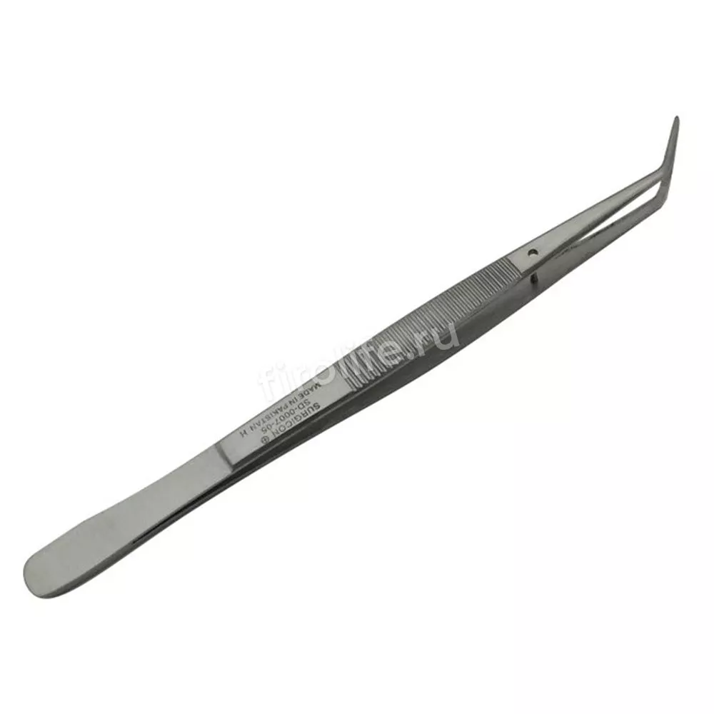 Пинцет зубной изогнутый 147 мм Surgicon, SD-0007-05