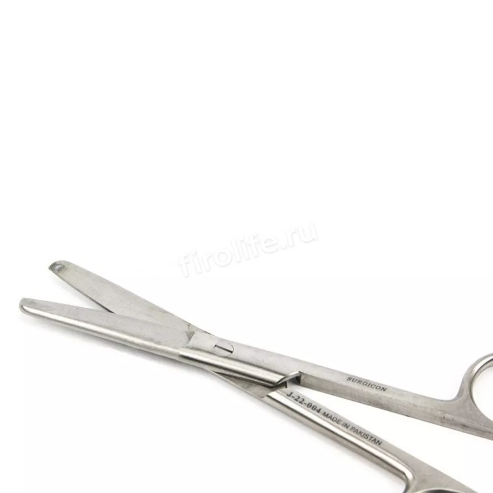 Ножницы прямые тупоконечные 140 мм Surgicon, J-22-004