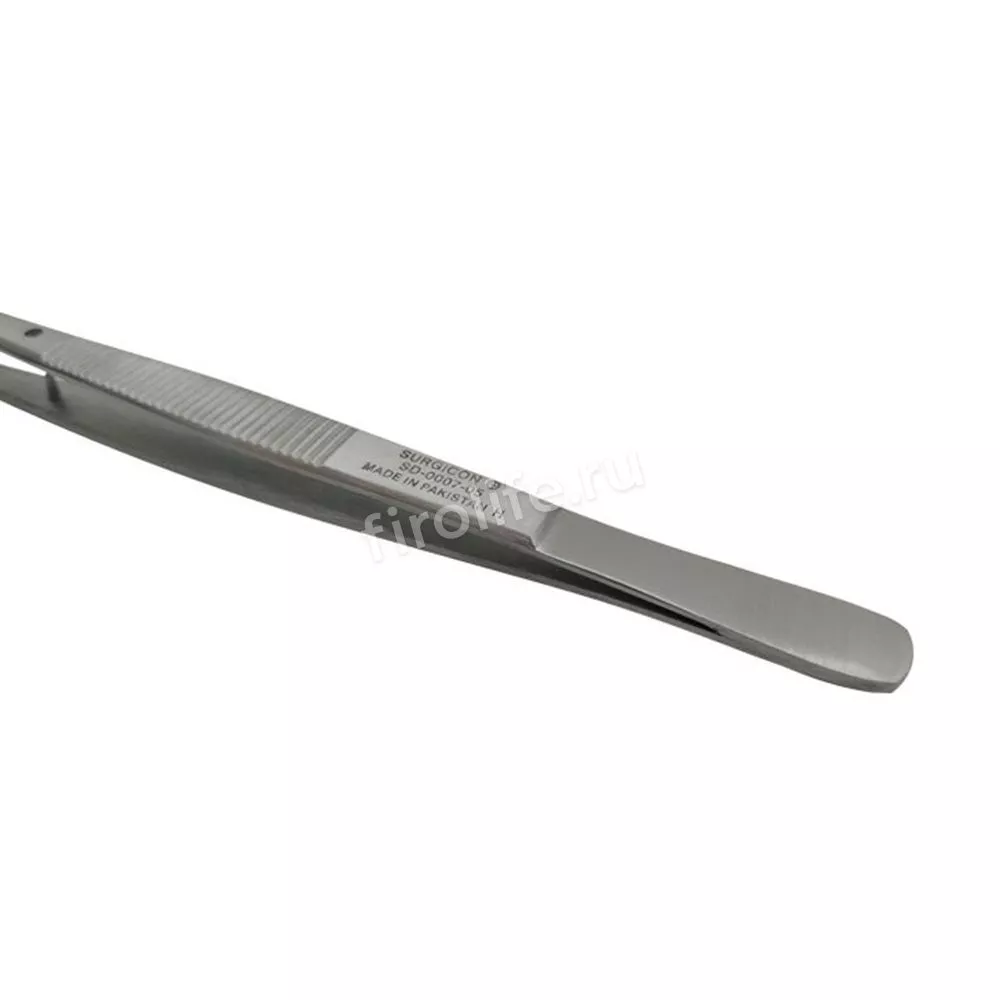 Пинцет зубной изогнутый 147 мм Surgicon, SD-0007-05